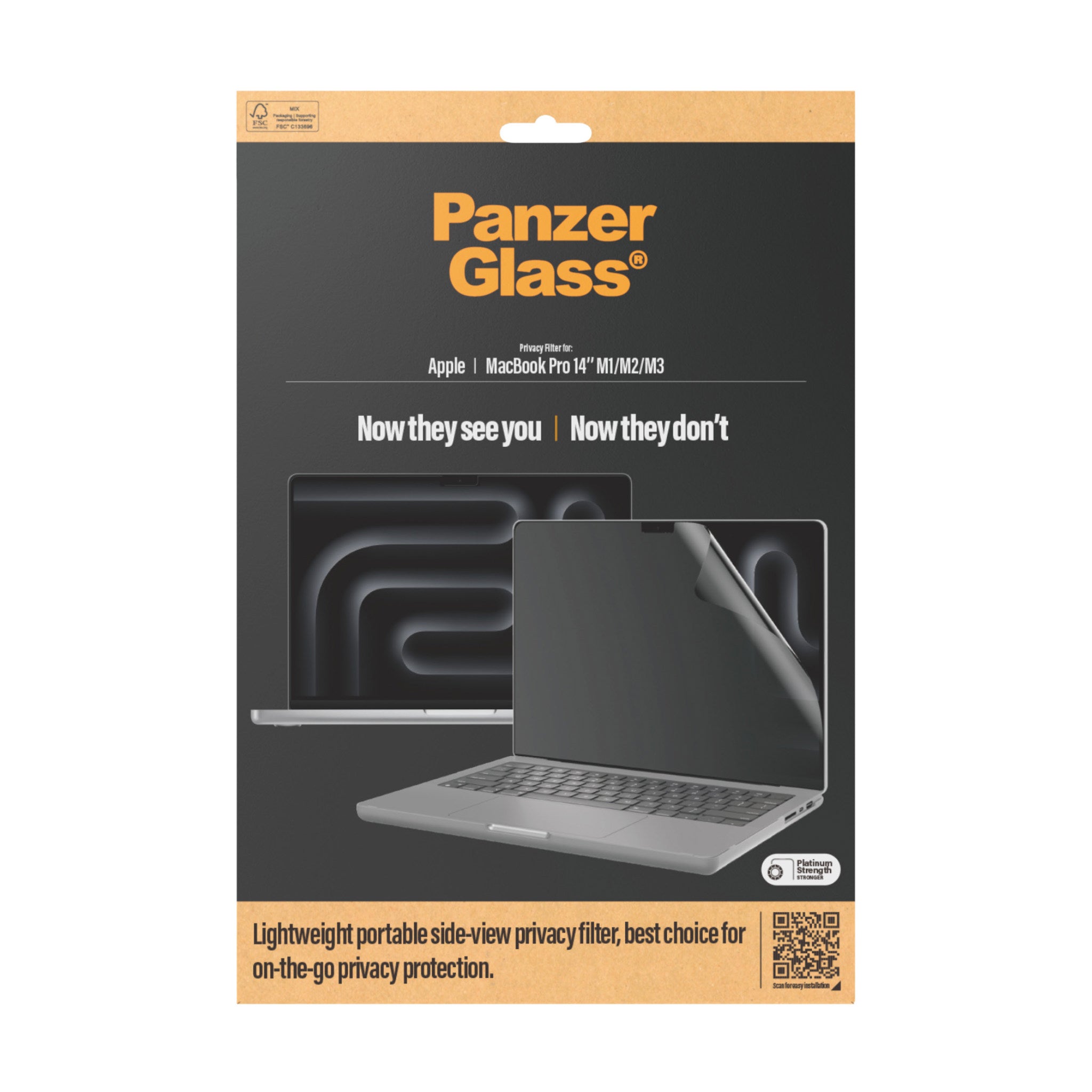 PanzerGlass® Privacy Filter MacBook Pro 14